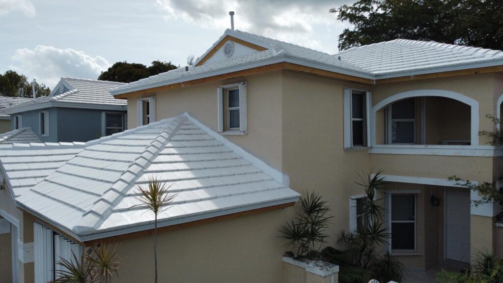 White Tile Roof in Kendall