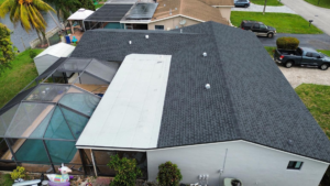 Flat Roof & Shingles