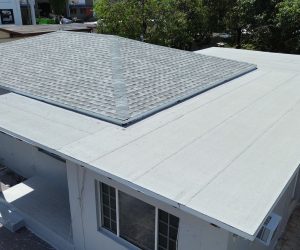 Shingles with Flat Roof